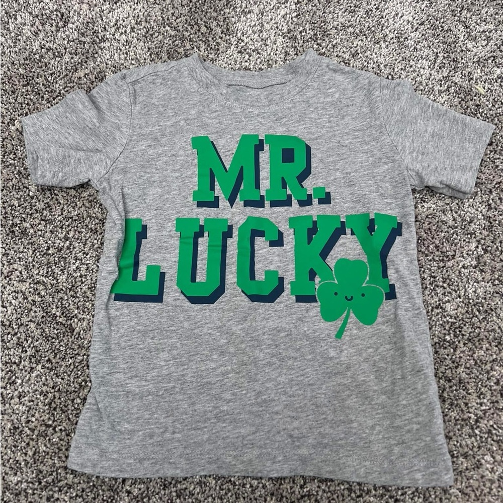 Carter’s Gray 'Mr. Lucky' Graphic T-Shirt